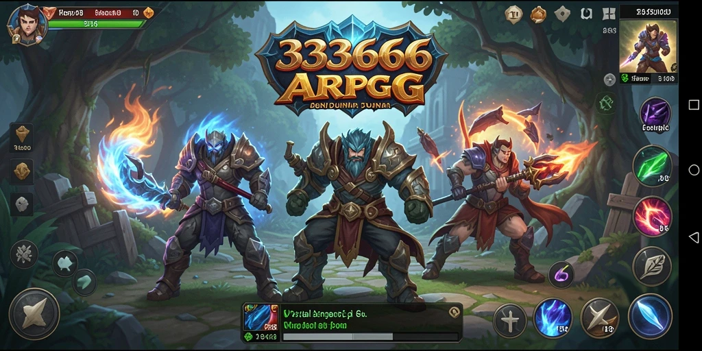 Tampilan gameplay seru dalam dunia ARPG yang luas.