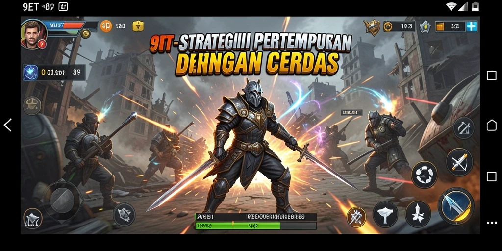 Menampilkan aksi pertempuran strategi yang mendebarkan di 9ET.
