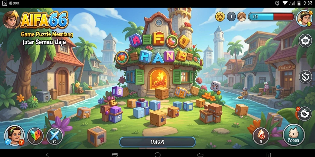 Screenshot AIFA66 menampilkan gameplay Puzzle yang mengasyikkan dan menantang.