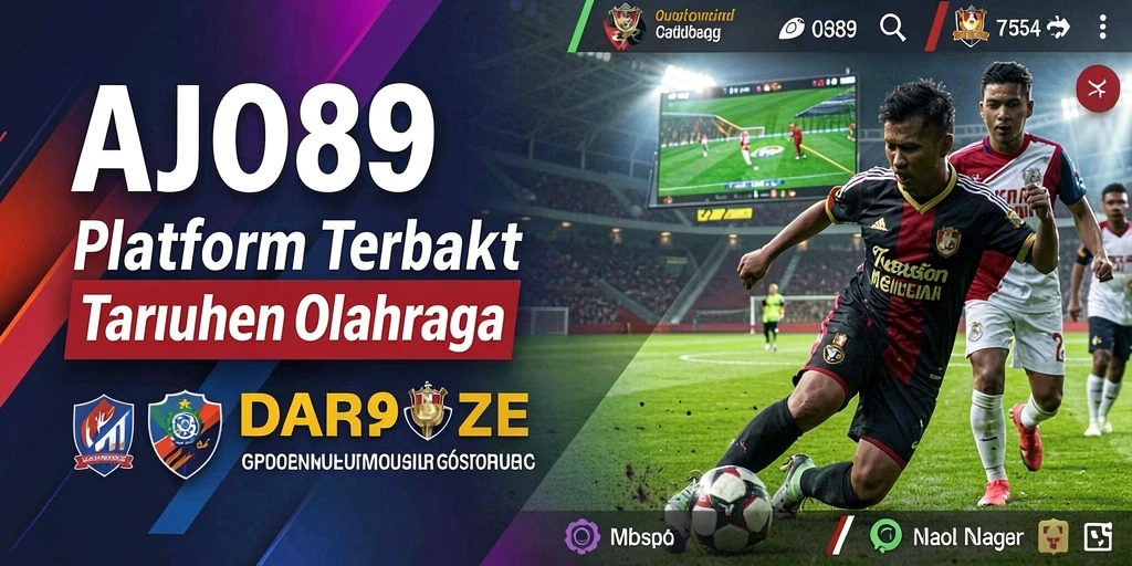 Screenshot AJO89 menampilkan fitur taruhan olahraga yang menarik.