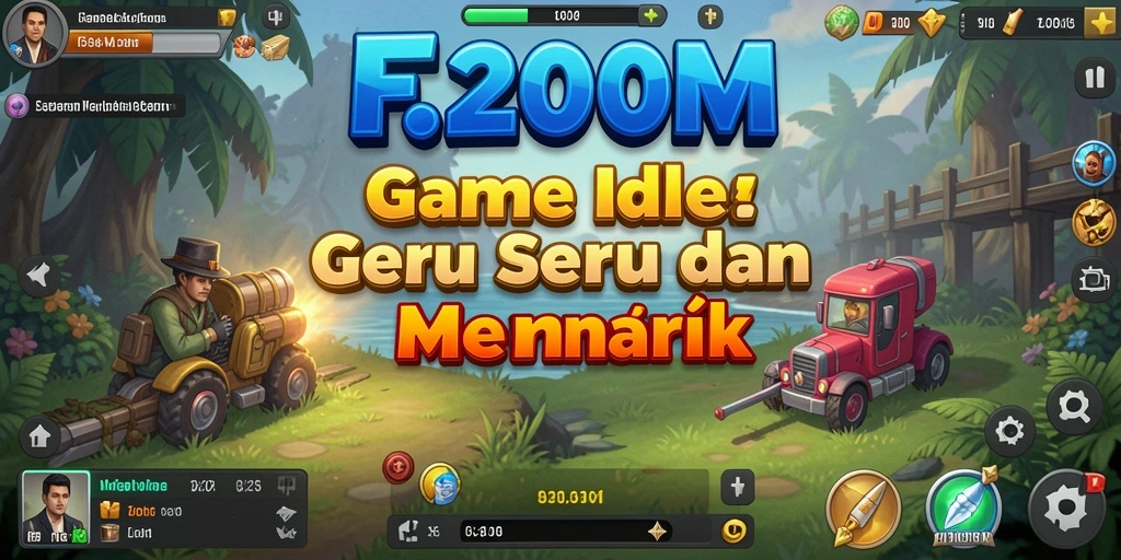Tampilan gameplay F200M menampilkan aksi Idle yang memikat.