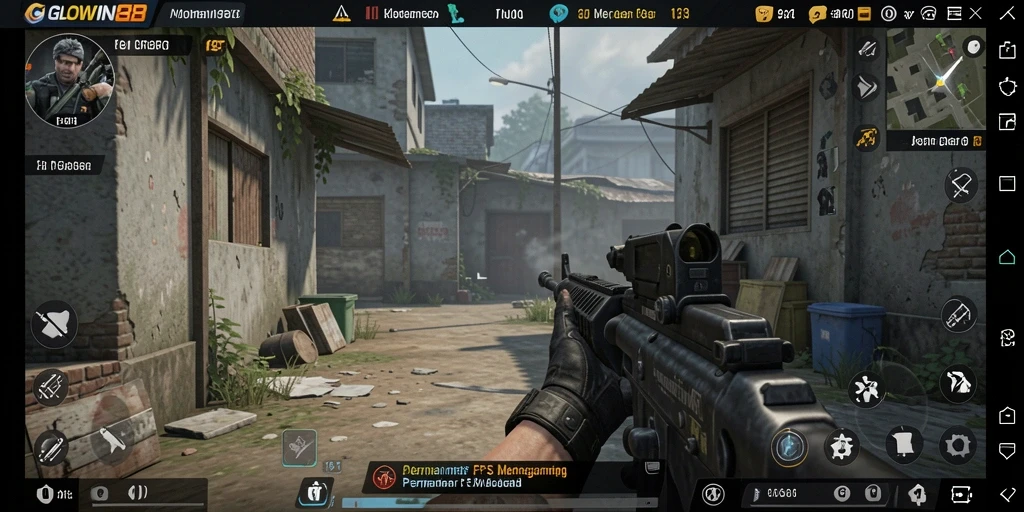 Tampilan menarik dari gameplay GLOWIN88 yang penuh aksi FPS.