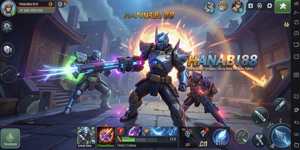 Screenshot gameplay HANABI88 menampilkan strategi yang mendebarkan.
