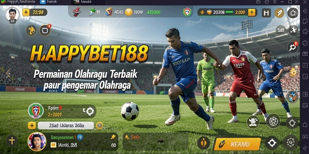 Tampilan gameplay seru di HAPPYBET188 dengan berbagai pilihan olahraga.