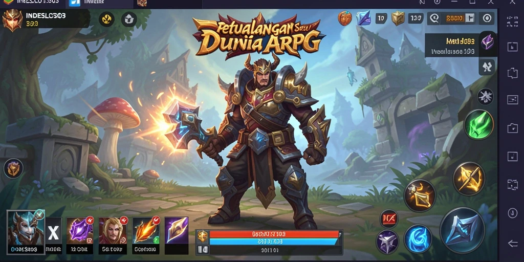 Tangkapan layar gameplay INDESLOT303 yang menunjukkan aksi seru dalam pertarungan.