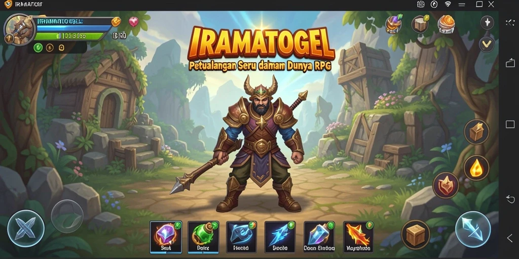 Tampilan gameplay menakjubkan di IRAMATOGEL dengan aksi seru.