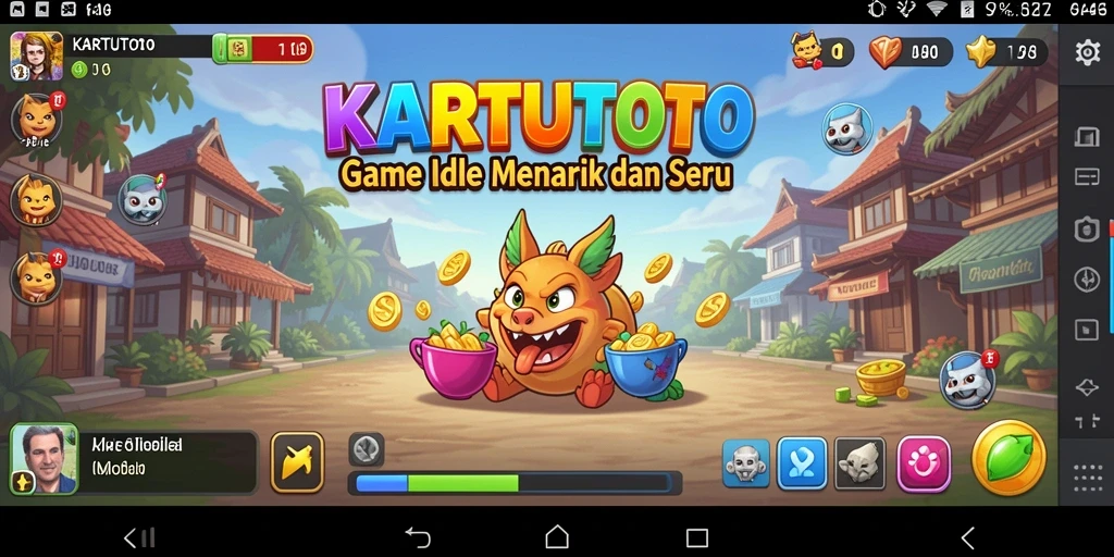 Tampilan gameplay KARTUTOTO yang menarik dan penuh warna.