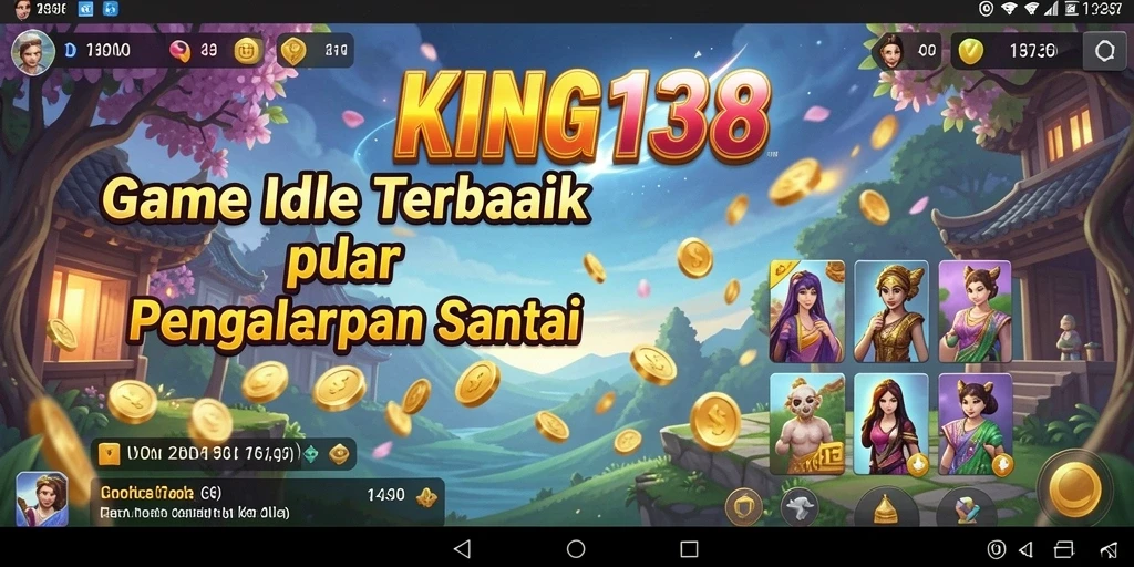 Tampilan gameplay KING138 yang santai dan interaktif.
