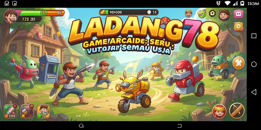 Tampilan menarik dari gameplay seru LADANG78 di layar permainan.