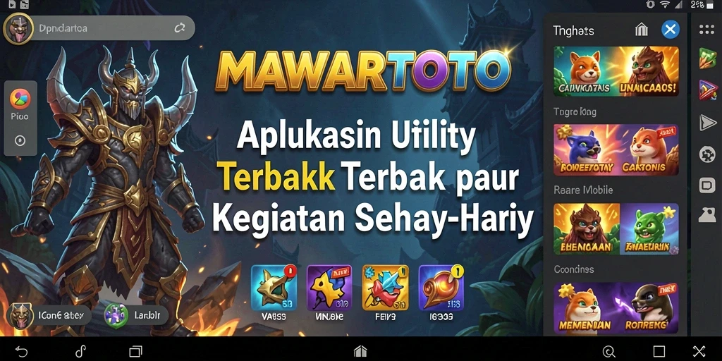 Tampilan antarmuka aplikasi MAWARTOTO yang sederhana dan intuitif.