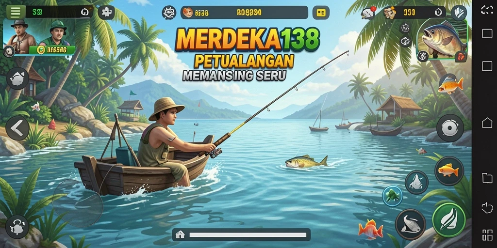 Tampilan gameplay seru dan penuh warna di MERDEKA138.