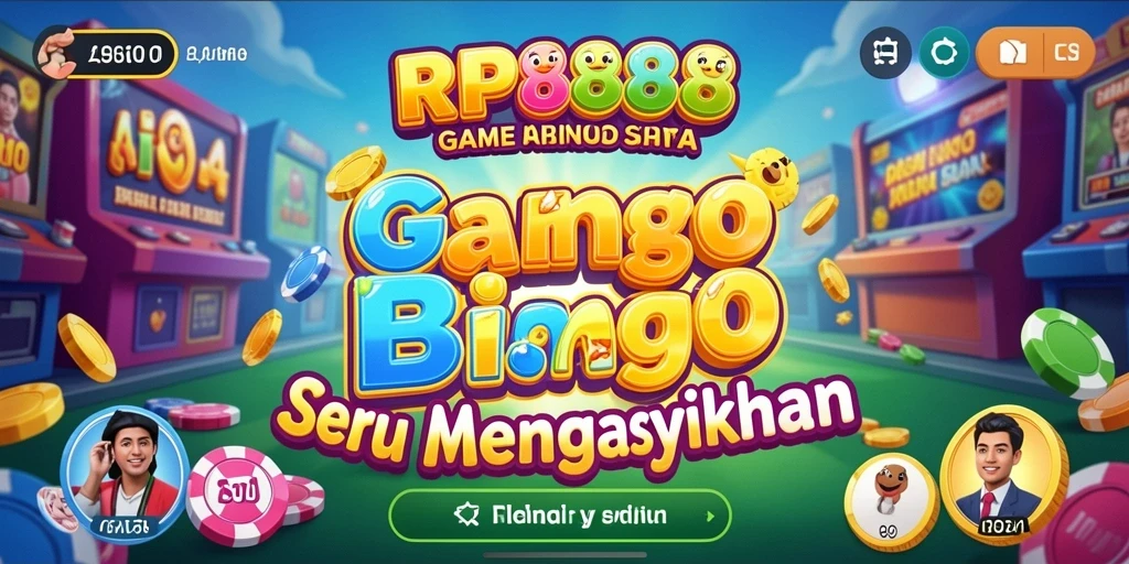 Screenshot RP888 menampilkan momen seru saat bermain Bingo bersama teman.