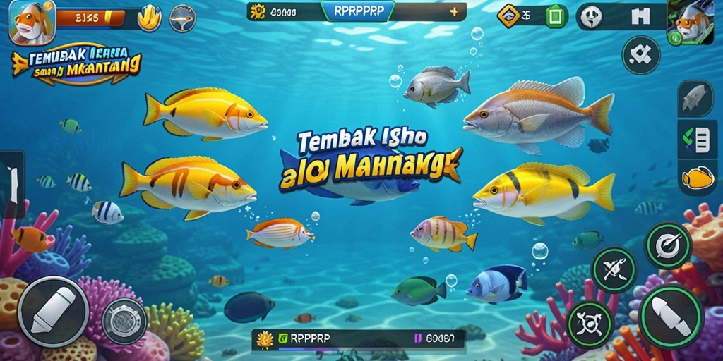 Gameplay menarik RPRPRP dalam menembak ikan.