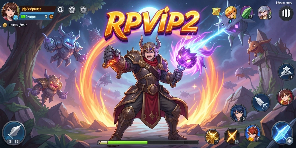 Tampilan gameplay RPVIP2 yang dramatis dan penuh aksi.