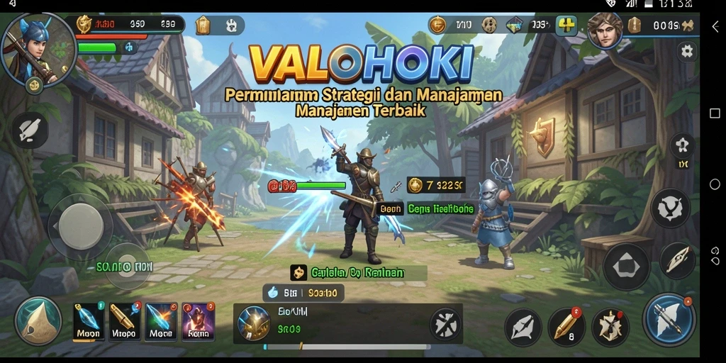 Tampilan gameplay VALOHOKI yang menarik dan dinamis.